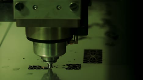 CNC-Laser-cutting-of-metal,-modern-industrial-technology.