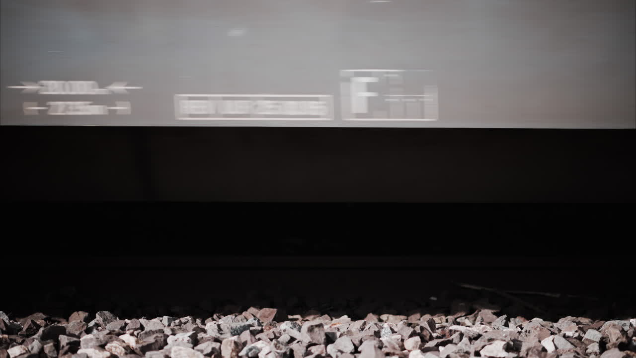 Close up of a train leaving the station