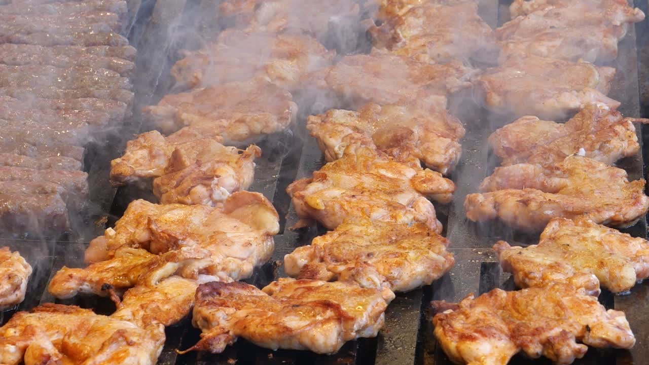 Barbecue Chicken on the Grill