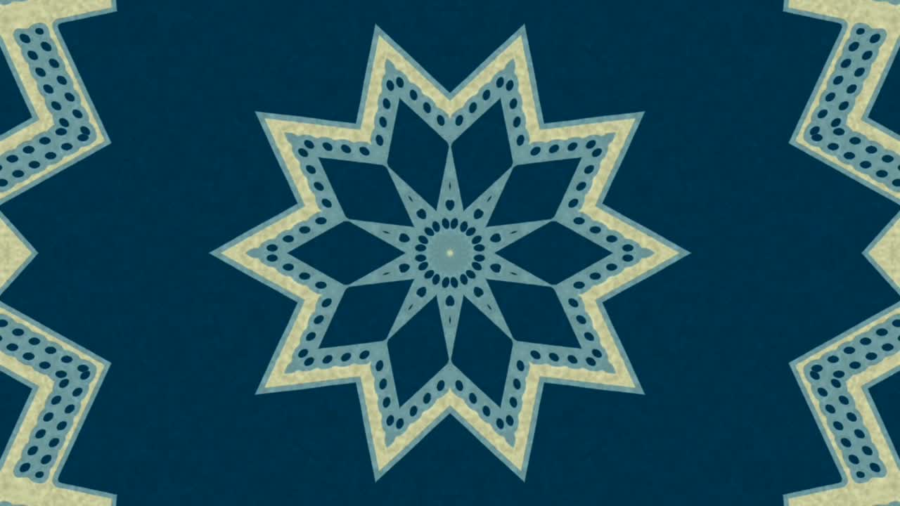 파란색 배경의 이미지 중앙에서 그래픽 형성