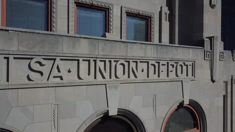 the tulsa union depot, the city's former central railway station and an art deco landmark