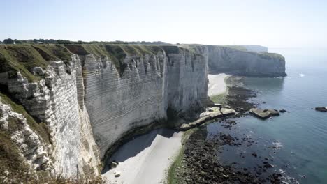 coastal cliffs of normandy, france