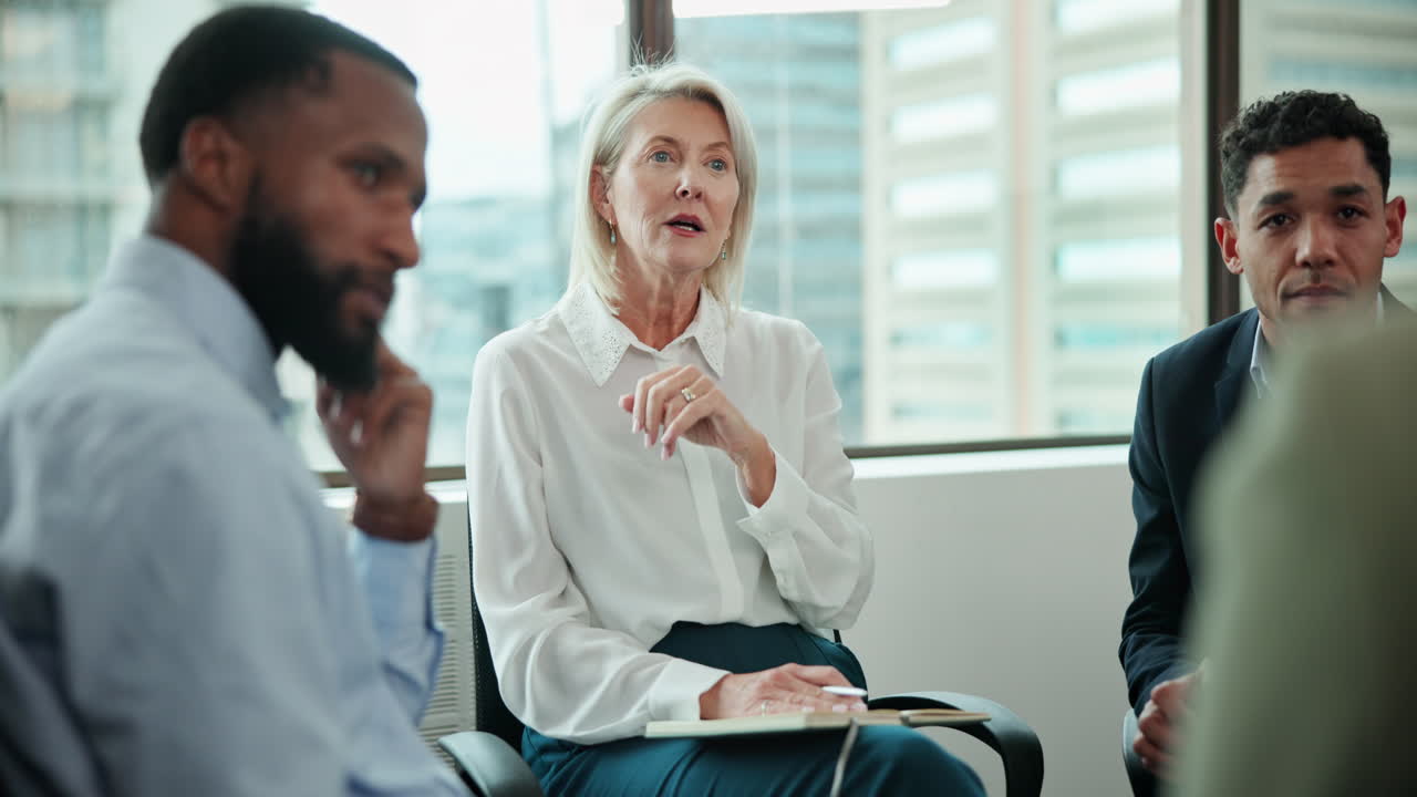 현대적 인 사무실 에서 사업 회의