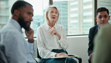 business meeting in modern office