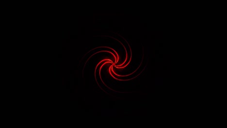 colorful circular point wave of glowing points of light on black background