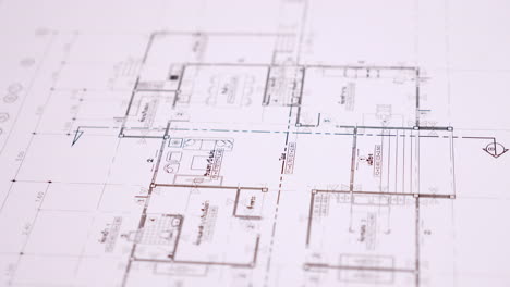 Arbeitsplatz-Des-Architekten-Mit-Bauplänen-Und-Bauplänen