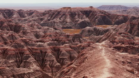 badlands national park landscape view
