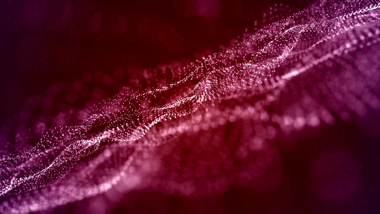 puntos rojos abstractos bucle sin costuras - video de stok