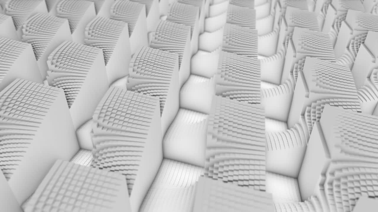 Abstract 3D Geometric Pattern