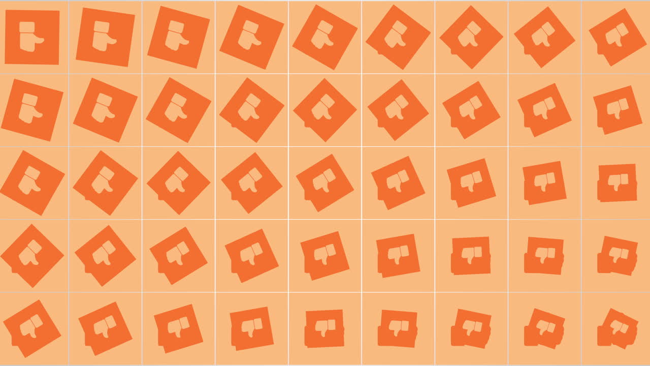 como el patrón de iconos sociales en el gradiente amarillo