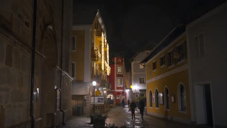 Footage-filmed-in-the-streets-of-a-town-called-hallstatt-in-europe-from-Austria