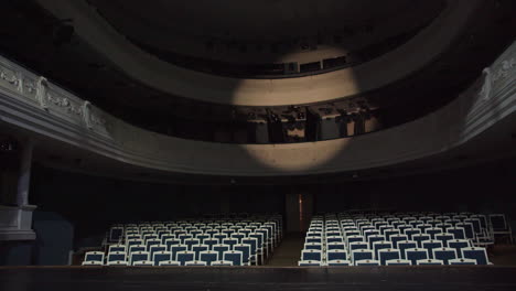 el interior del teatro