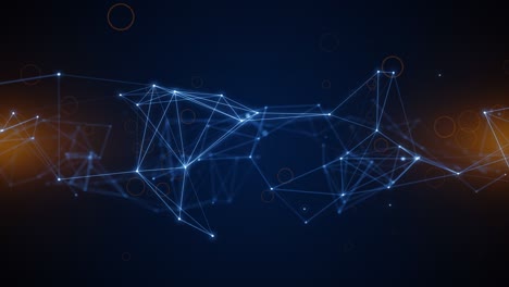 plexus abstract network titles technology science background loop
