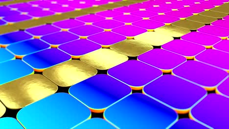 renderización 3d abstracta con cubos, fondo animado con formas geométricas en movimiento. video 4k sin costuras.
