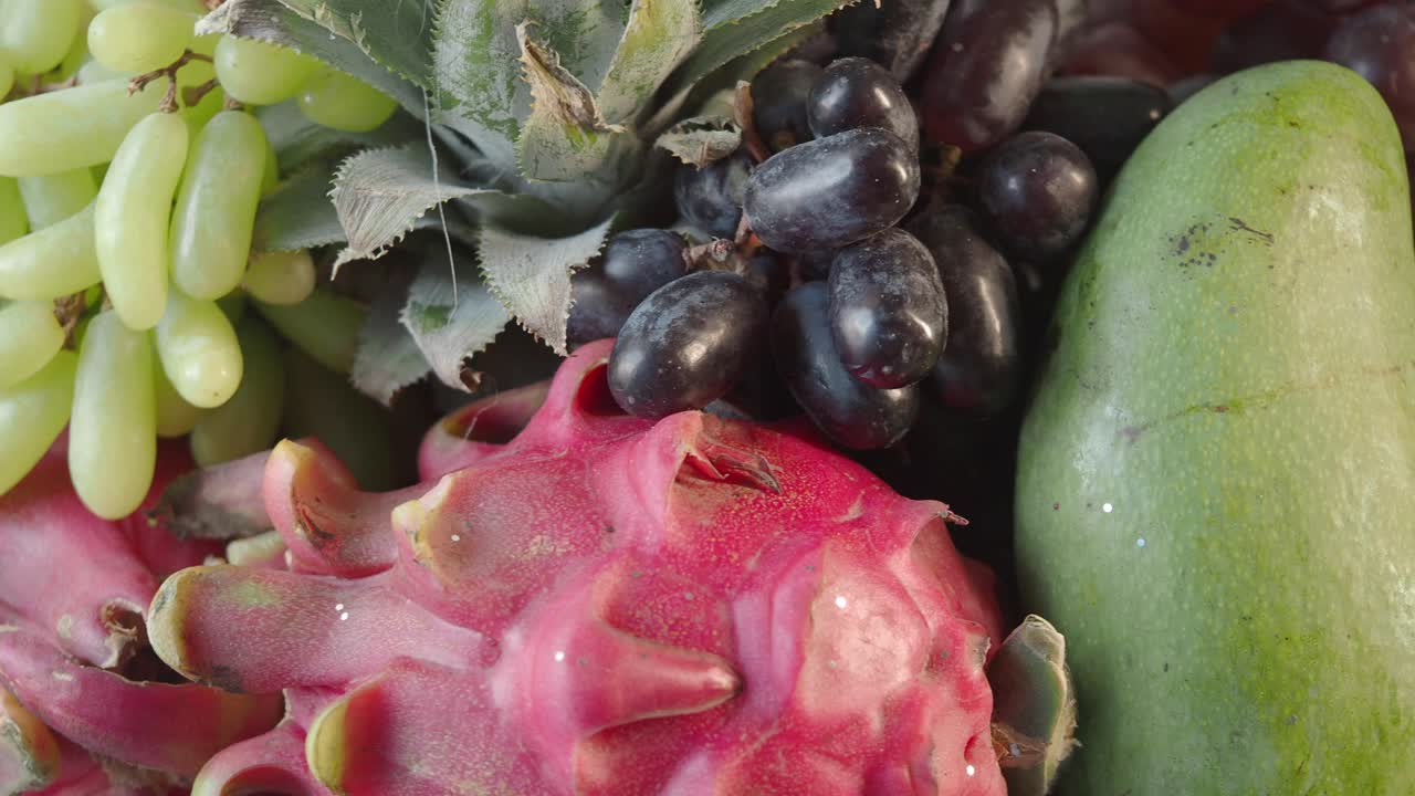 variedad de frutas tropicales