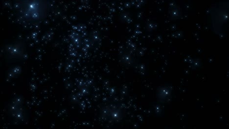 colorful glowing stars background loop