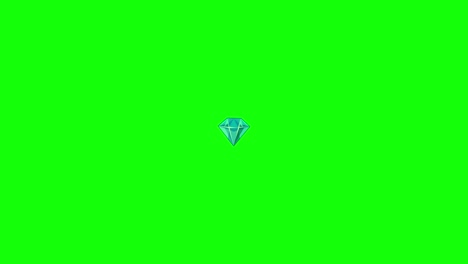 a blue diamond appears, shatters into fragments, and then reassembles against black, white, and green backgrounds. clean, geometric, high-contrast digital animation