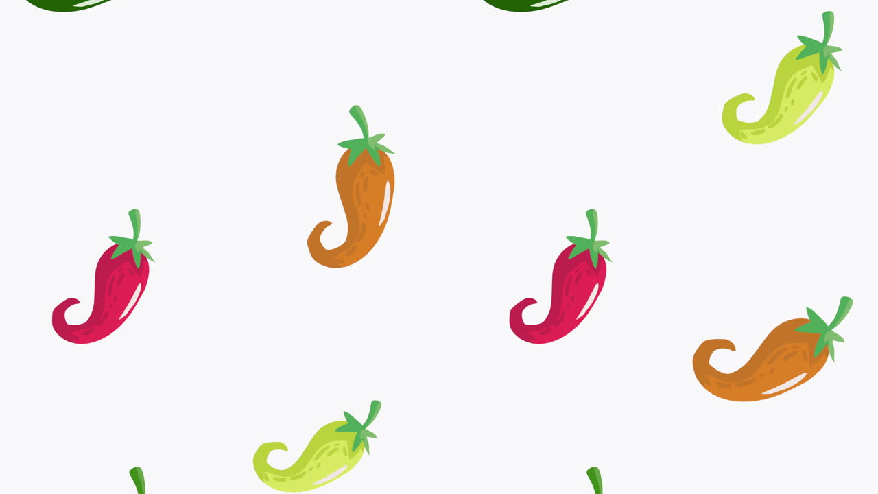 은 고추 패턴 애니메이션