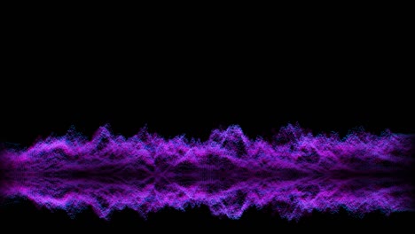 reflejo abstracto forma de onda azul violeta sonido audio música oscilación, visualización tecnología de ondas superficie digital