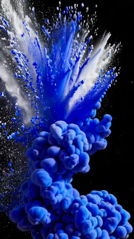 explosión de tinta abstracta