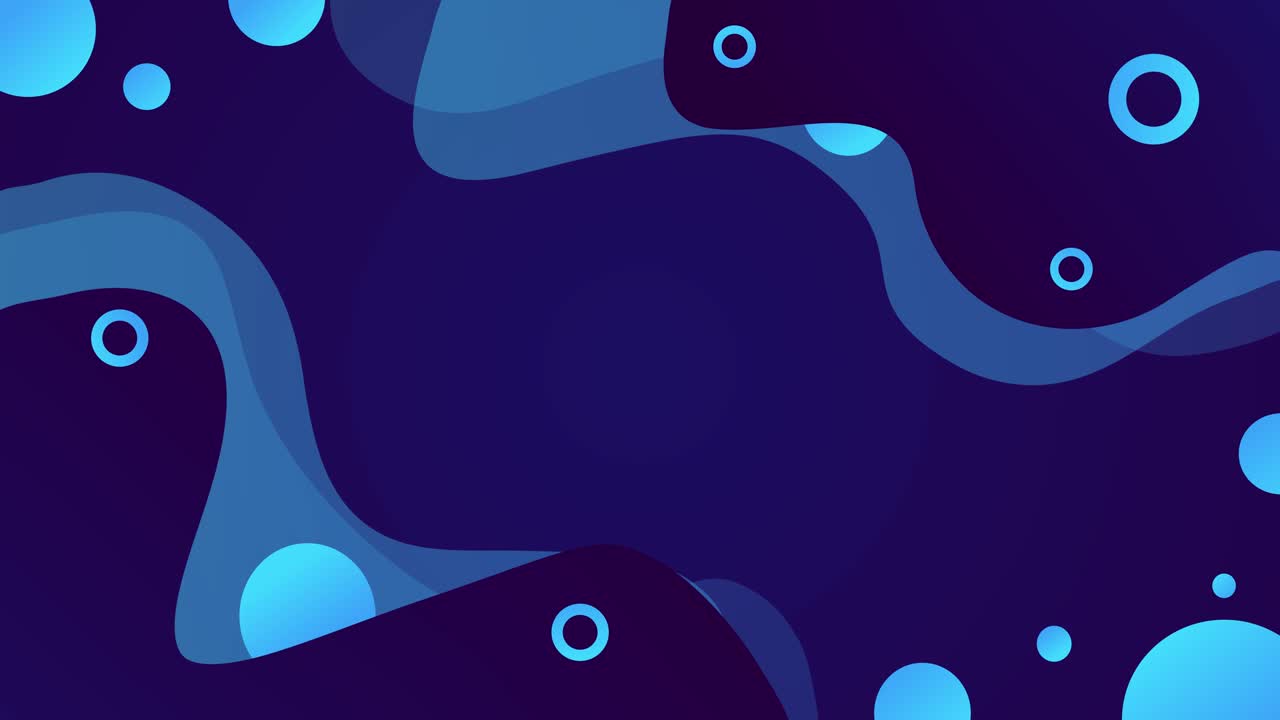 Premium stock video - Blue fluid wavy animation vj loop background 4k