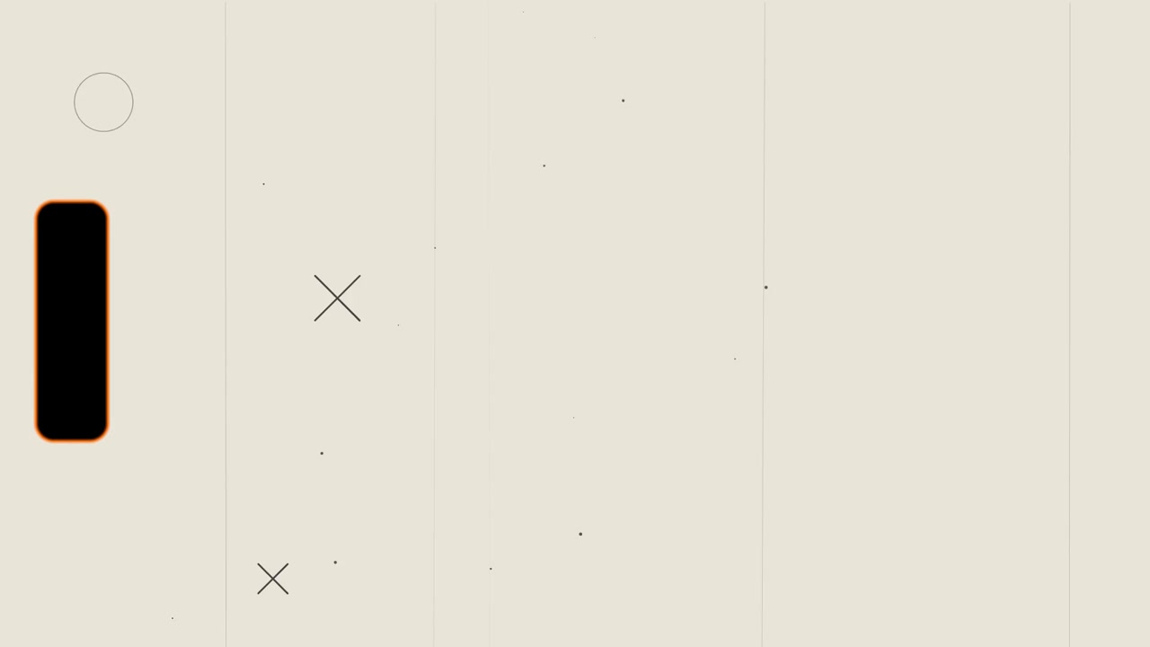 Vintage Film Leader Overlay with Geometric Shapes and Grain