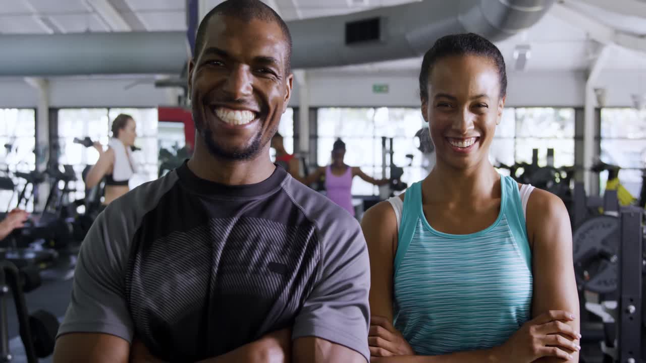 Portrait at a gym
