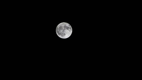 Lapso-De-Tiempo-De-Luna-Llena-En-La-Noche