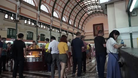 People visit Saigon Central Post Office