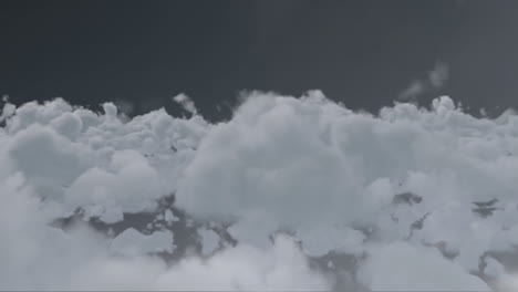 compuesto digital de nubes en movimiento