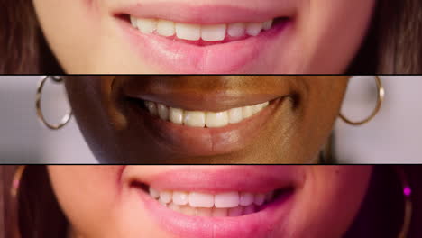 caras sonrientes de mujeres diversas