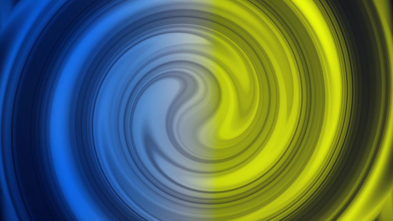 fondo circular amarillo y azul