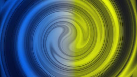 circular yellow and blue background