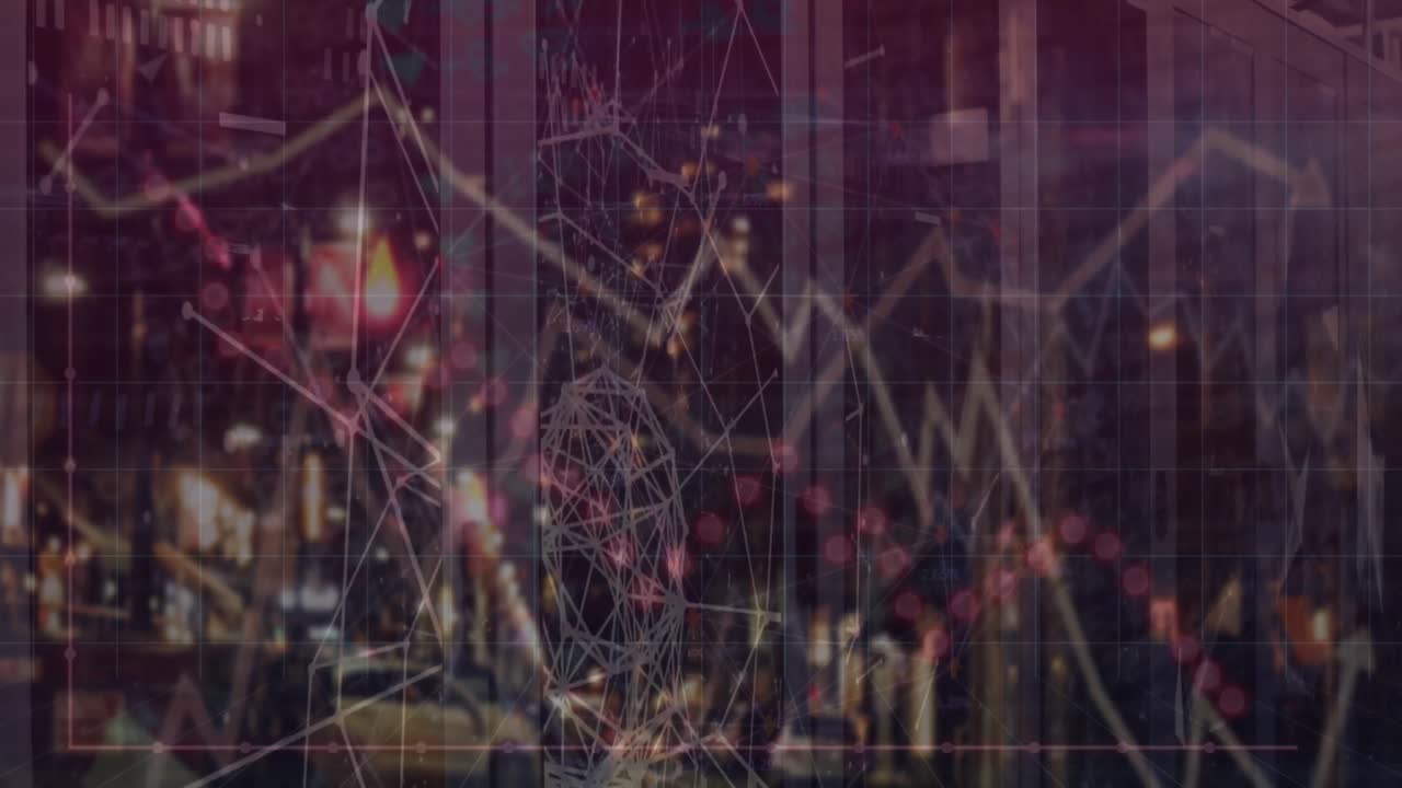 este video muestra acciones y acciones contra un coche estacionado en una calle en medio de edificios.