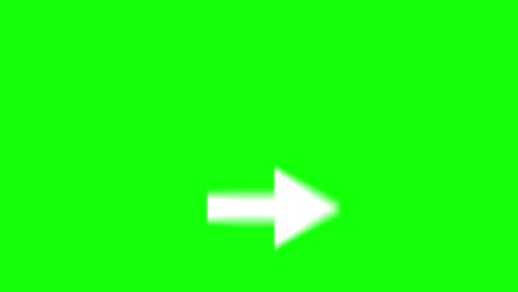 flecha blanca sobre fondo verde
