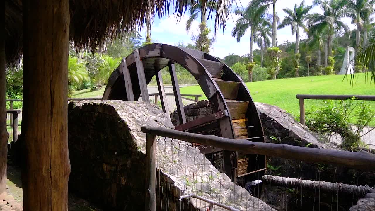 Antico mulino ad acqua usato per macinare la farina.