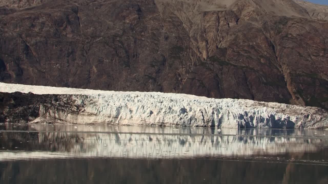 крупный план ледника на аляске