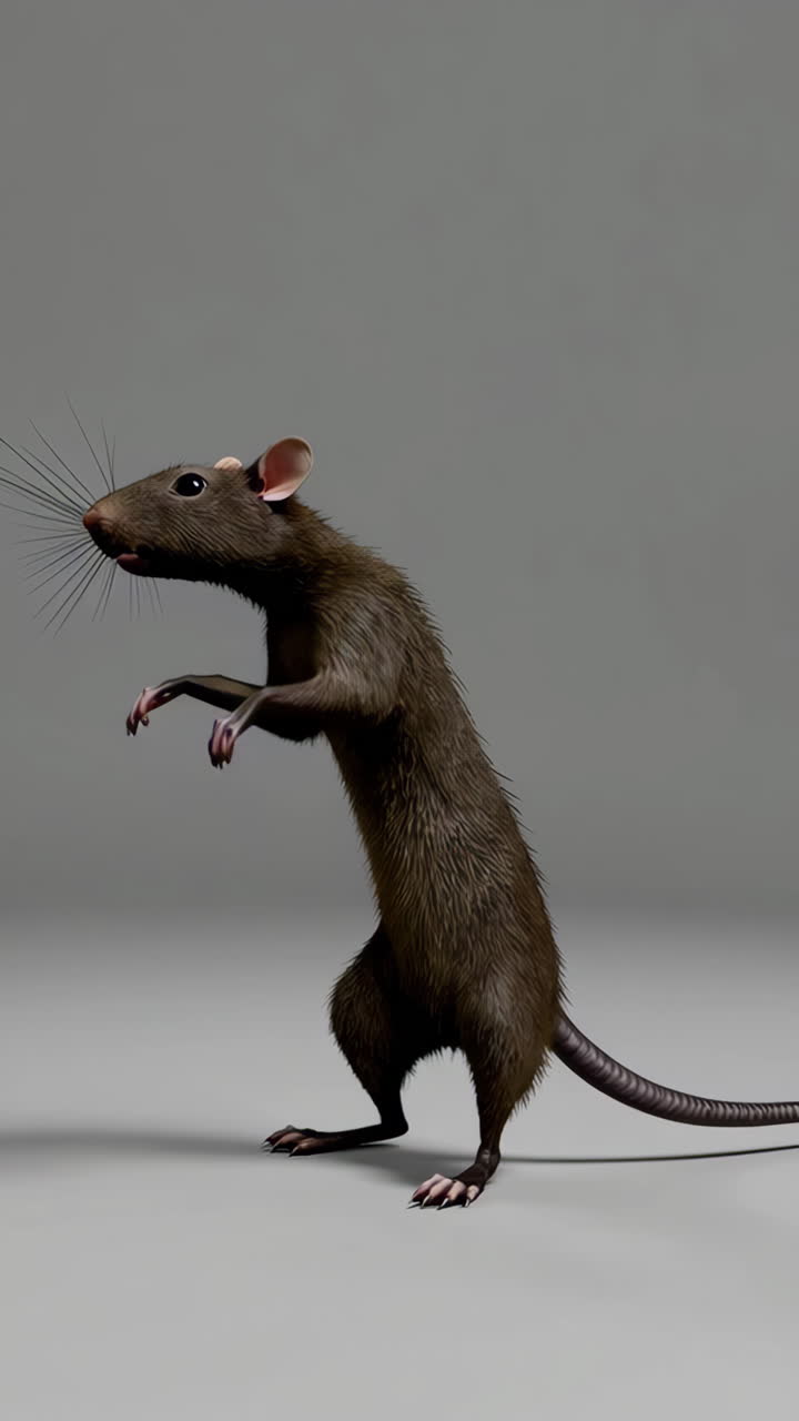 Rata renderizada en 3D
