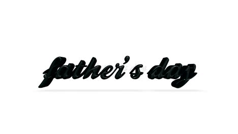 rolling fathers day text on white gradient color