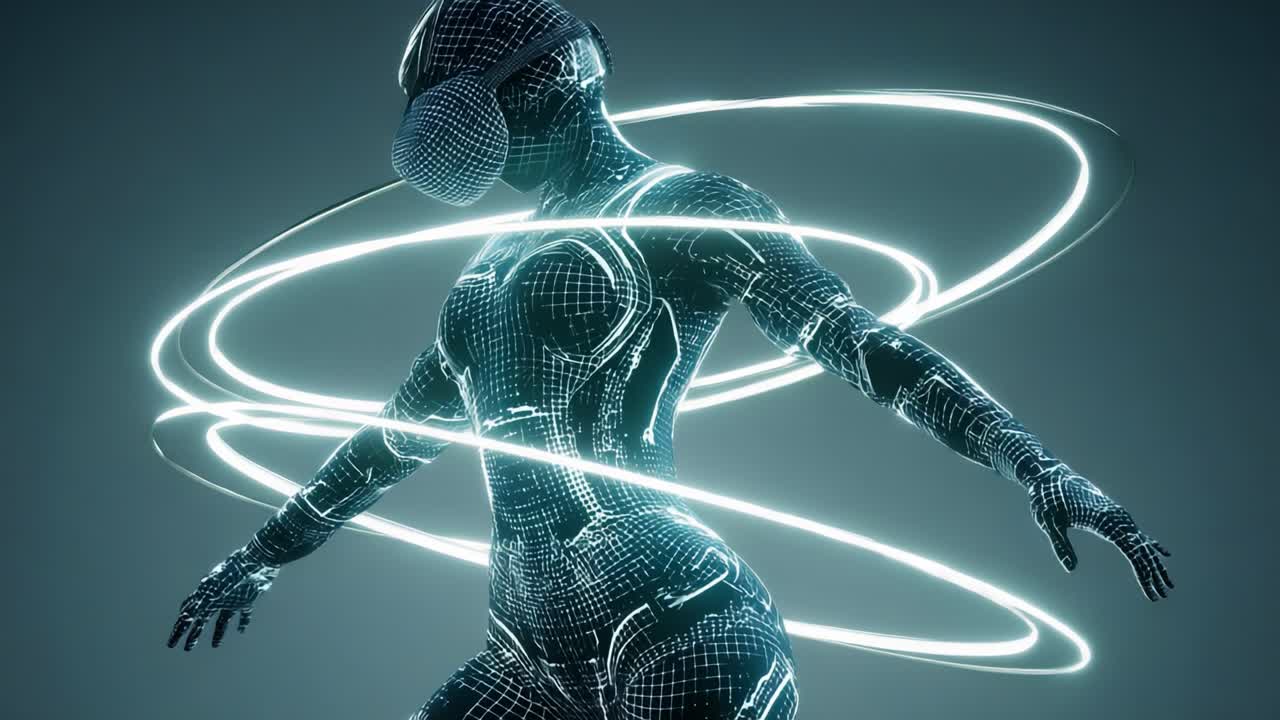 Futuristic Virtual Reality Avatar