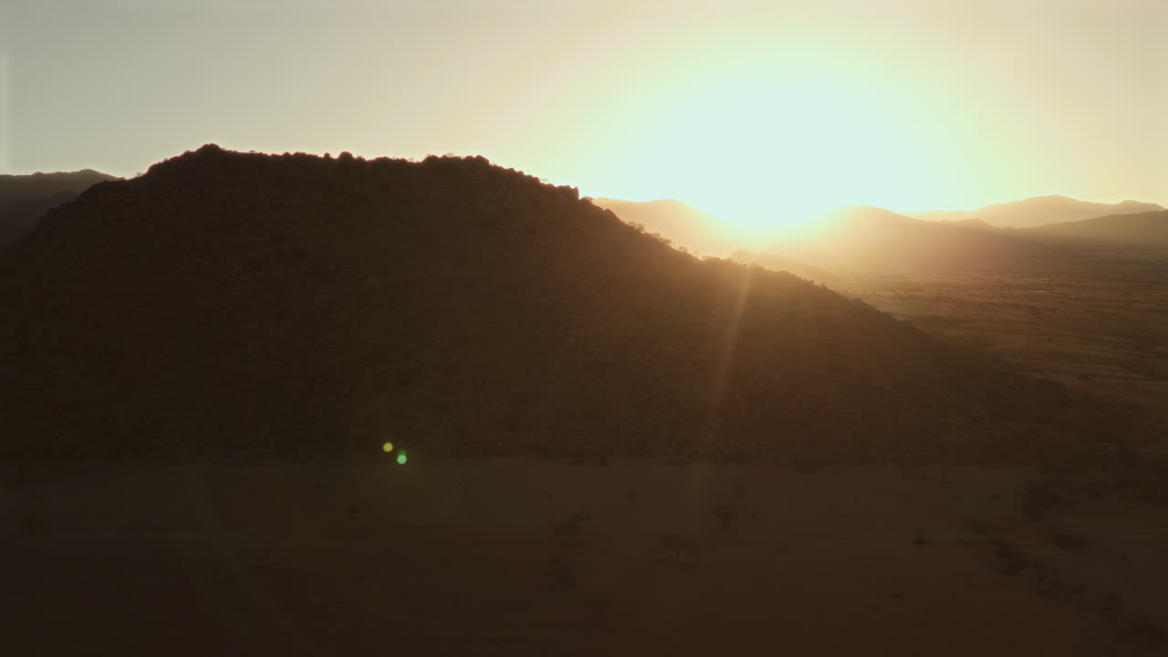 Sunrise over Rocky Desert Landscape