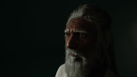 Portrait-of-old-indian-man-with-bushy-beard