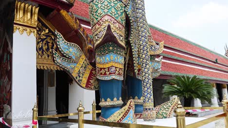 ornate statue at temple of the emerald buddha