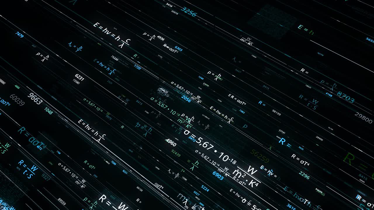 Abstract Physics Equations