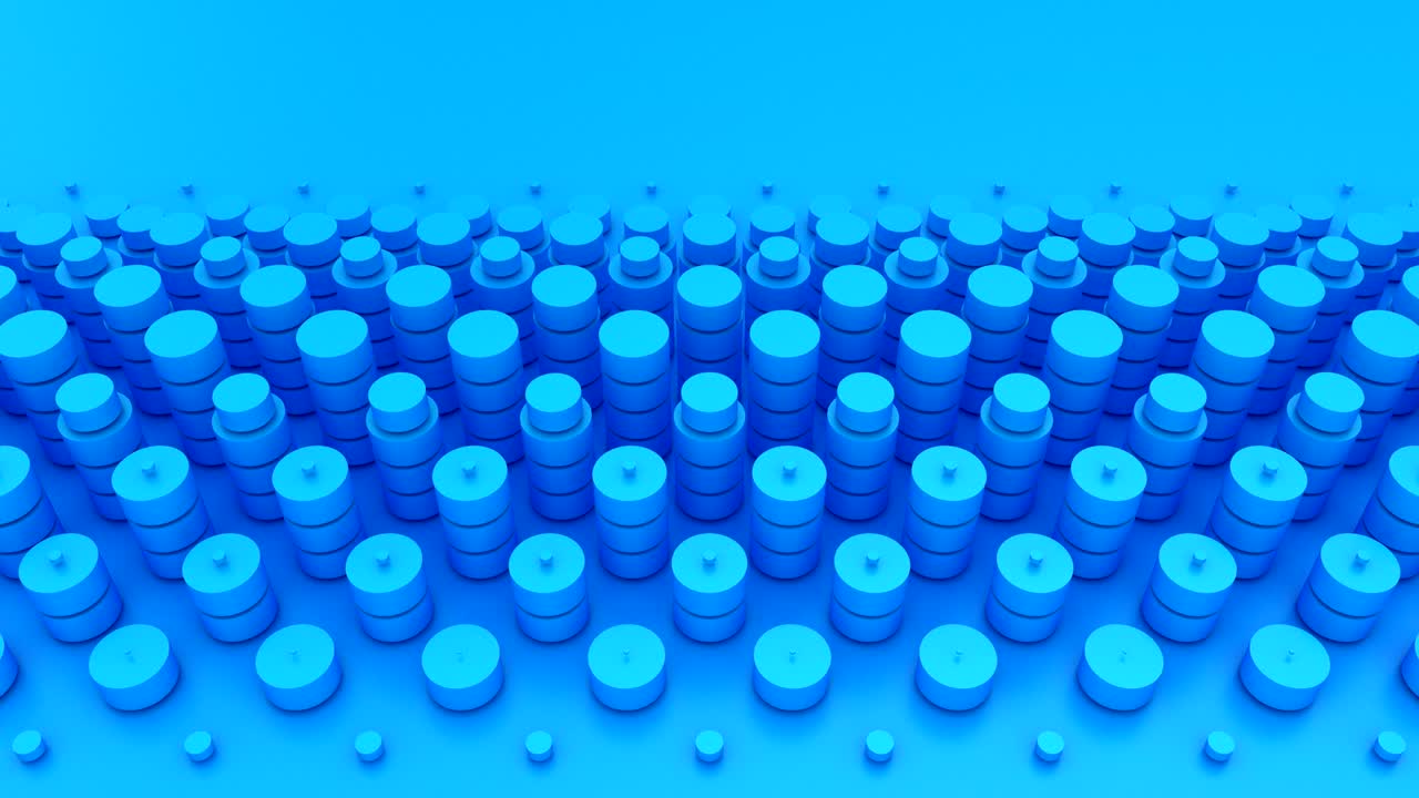 los cilindros forman una onda