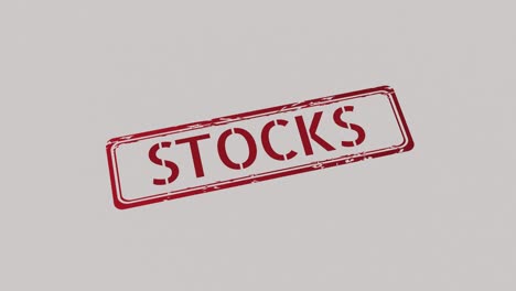 stocks stamp