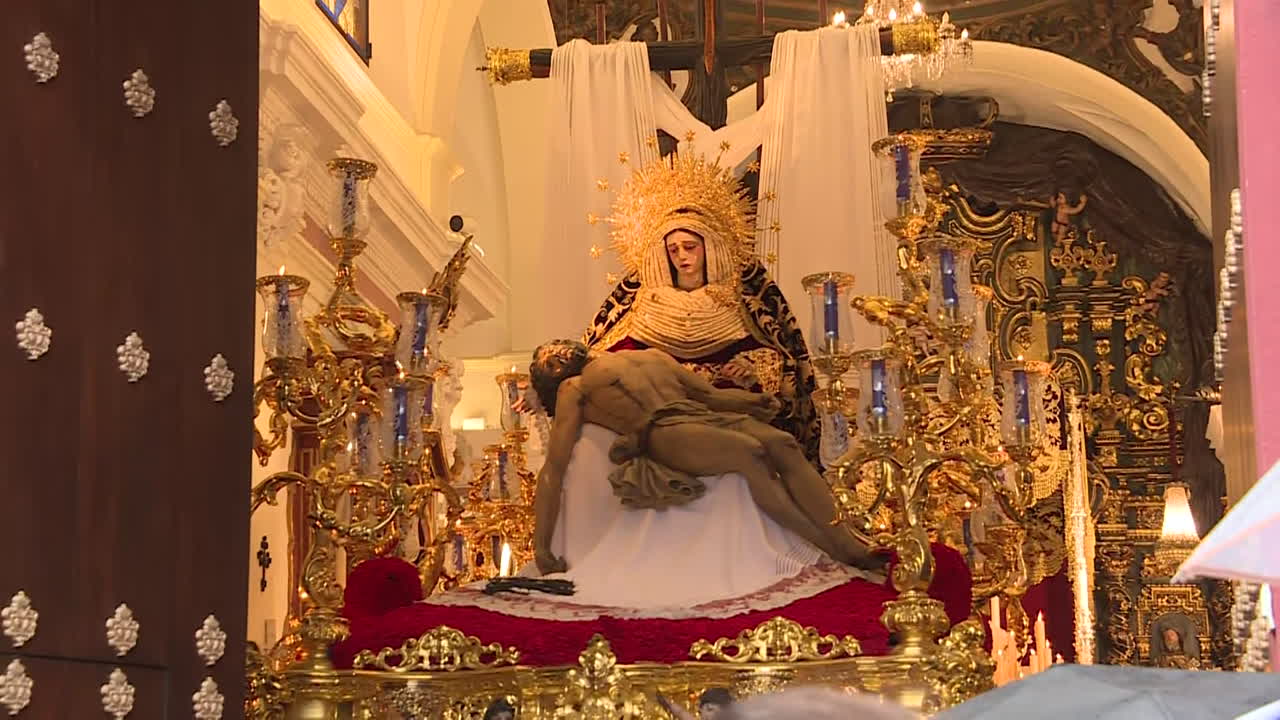 Religious Procession of Mary and Jesus