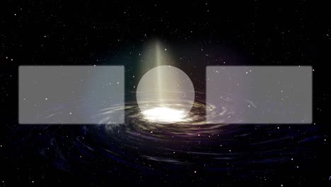 galaxy universe card final pantalla final gráficos en movimiento
