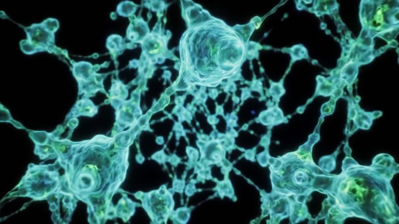 Exploring the Intricate World of Cellular Structures in Vibrant Detail, Showcasing the Complexity and Interconnectedness of Biological Systems at the Microscopic Level