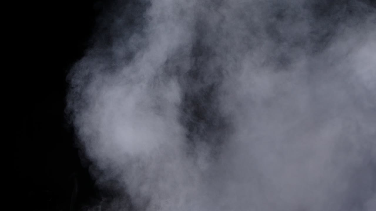 hielo seco realista nubes de humo niebla